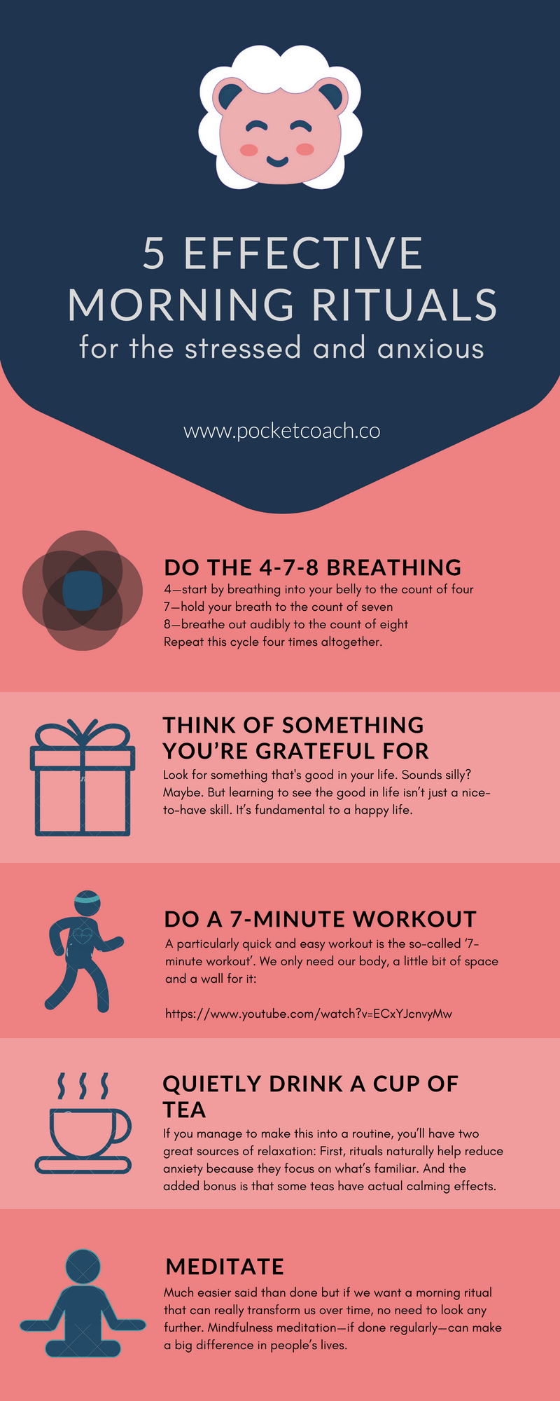 Infographic 5 Effective Morning Rituals for the Stressed and Anxious